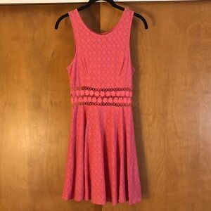 Free People Dress Daisy Pink Crochet Lace Skater size 2